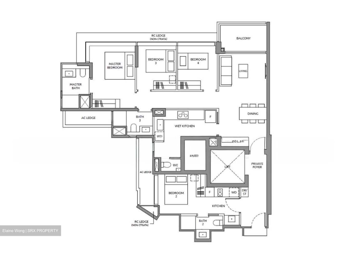 Lakeside Tower (D22), Apartment #512314731